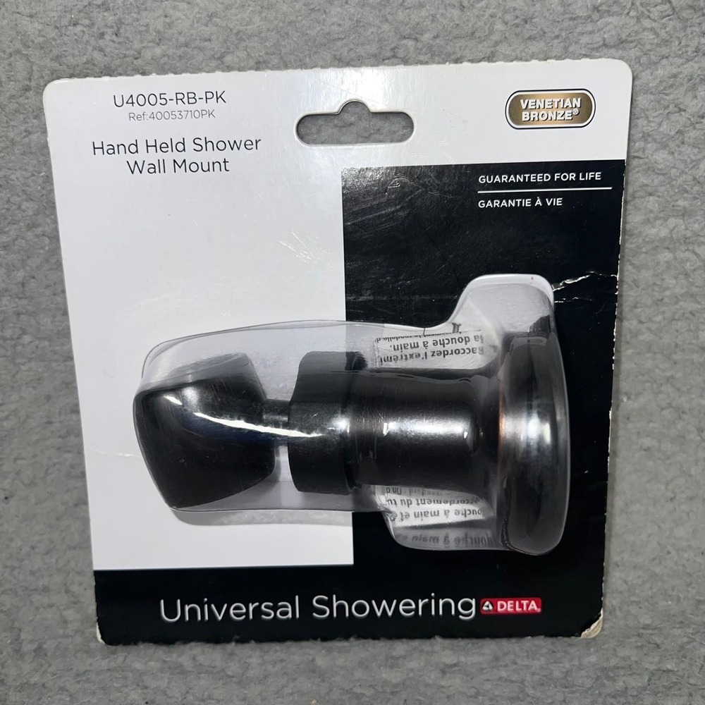 NIB Delta Universal Showering Adjustable Hand Held Shower Wall Mount U4005-RB-PK